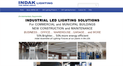 Desktop Screenshot of indaklighting.com